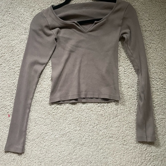 Brown top from Brandy Melville one size (fits small) - Picture 1 of 2